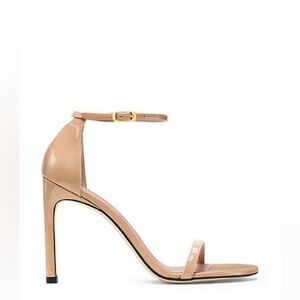 Stuart Weitzman Nudistsong in Adobe Patent Leather Sz 7.5